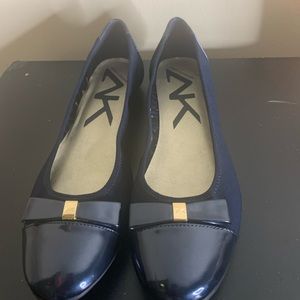 Anne Klein Navy flats